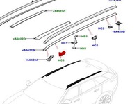 фото thumb №4, Пряжка land rover range rover velar l560 2017 оригинальный lr093950