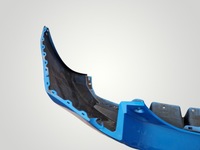 фото thumb №11, Nissan leaf 1 i ze0 zeo 2010-2017 отражатель бампер задняя задний kompletny