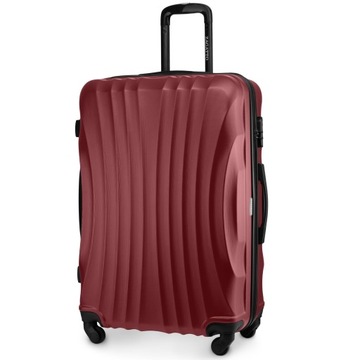 Duża walizka podróżna na kółkach RYANAIR WIZZAIR 90L twarda XXL ZAGATTO