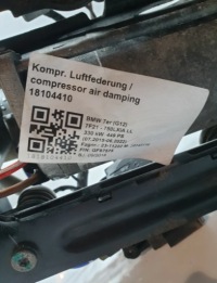Bmw g11 g12 насос niwo компрессор подвеска wabco 3720 6884682 potestowa Киев, фото thumb