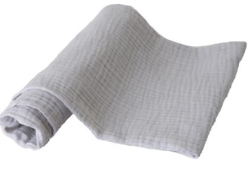 Муслиновые подгузники BabyMatex, 3 шт., светло-серые