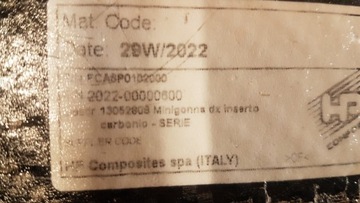 фото thumb №13, Планка дверь левый перед maserati levante карбон 670118931