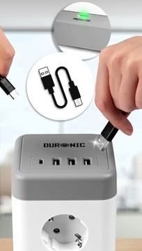 ПОЛОСКА ЗАЩИТНАЯ ОТ ПЕРЕНАПРЯЖЕНИЯ 16в1!!! 12 РОЗЕТОК + 3 USB + 1 USB-C!
