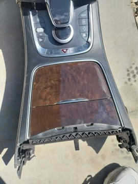 фото thumb №5, Mercedes w222 туннель бардачок комплектный кожа idrive переключатель панель amg