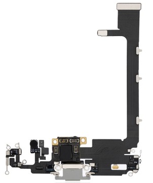 Разъем для док-станции для микрофона iPhone 11 Pro Max, белый