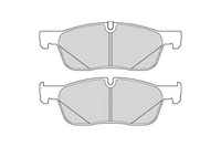 фото thumb №1, Delphi lp3166 набор тормозных колодок тормозных, тормоза дисковые