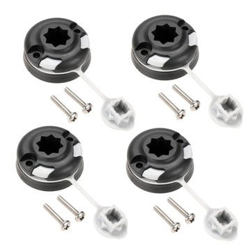 Стиль 6 ПК Каноэ Каяк Star Mount Base Pontoon Se