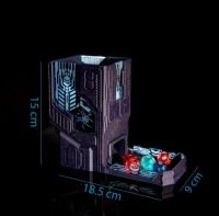 Научно-фантастическая башня для игры в кости с плексами