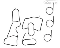 Купити Kpl.uszcz. радіатора оливи daf xf/cf mx11 elring, фото thumb