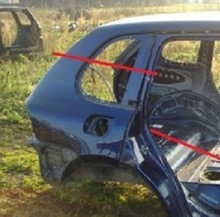 фото thumb №1, Porsche cayenne i 02- права чверть задня задня