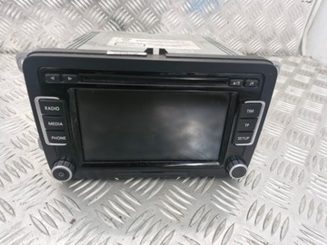 фото thumb №1, Дисплей cd радио vw golf passat b7 rcd510 polo 3c8035195f