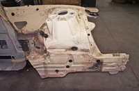 фото thumb №6, Tj414 mercedes w213 лонжерон чверть крила ліва блок двигуна a лівий перед