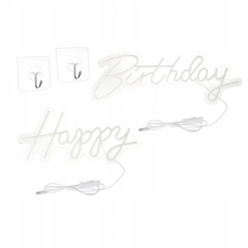 Персонализированный светодиод Neon Happy Birthday для лампы