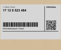 Купити Патрубок впуск. рідина охолоджуючий bmw k52 r 1200 rt, r 1250 rt k51 k50, фото thumb