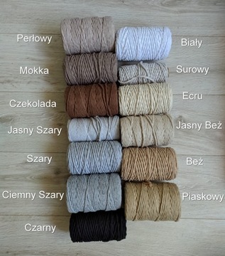 makrama chwosty kolorowa boho zielona niebieska