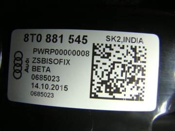 фото thumb №10, Сиденья audi a6 c7 avant вентилируемые кожа 8t0881545