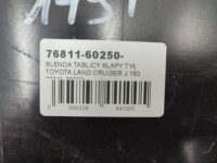 фото thumb №10, Накладка номерного знака крышки задняя toyota land cruiser j 150 76811-60250