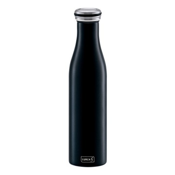 BUTELKA TERMICZNA czarny mat 0,75l LURCH izolowana