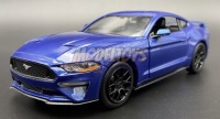 Ford MUSTANG GT 5.0 2018 1:24 модель Motormax 79352 синий