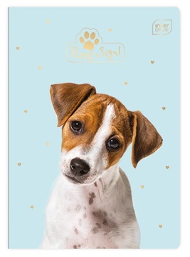 Интерпринт-блокнот PUPPY SIGN, А5, 16 листов, СЕТКА