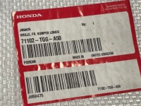 фото thumb №9, Новый оригинальная запчасть спойлер усилитель защита под бампер honda civic x 17-21