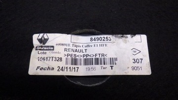 фото thumb №6, Ковёр пол багажника renault kadjar