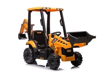 Аккумуляторный экскаватор JCB с желтым ковшом