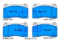 фото thumb №1, Тормозные колодки тормозные ate mr407376 26296fe042 26296fe10