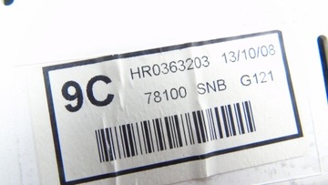 фото thumb №6, Спидометр дисплей honda civic viii 78100-snb-g121