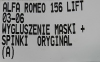 фото thumb №7, Alfa romeo 156 lift 03-06 шумоізоляція капот + кліпси