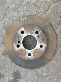 фото thumb №2, Тормозные диски тормозные задняя mercedes slk r170 2,0 k