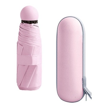 Sun Rain Umbrellas Mini parasolka w kolorze różowym z etui