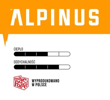 BIELIZNA TERMICZNA damska LEGGINSY dół ALPINUS L
