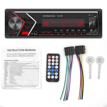 Автомобильный DVD-плеер с разноцветными огнями TDA7389, стереочип Bluetooth A