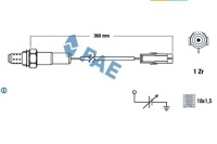 Датчик лямбда-зонд fae 77101 Ціна, фото thumb