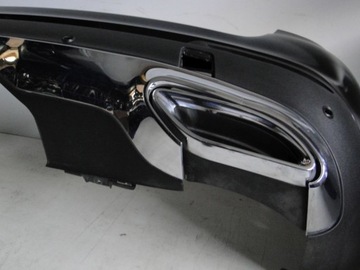 фото thumb №9, Mercedes glc x253 253 бампер задній дифузор хром