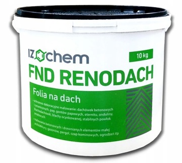 RENODACH PŁYNNA FOLIA DACHOWA RENOWACJA PAPY 10 KG