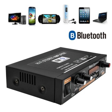 Bluetooth Audio Power Booster Пульт Дистанционного Управления Штекер ЕС/США для TF-карты/AUX/U Disk/MP3