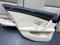 фото thumb №9, Комплект сидіння заднє сидіння обшивки оббивка кремовий шкіра europa bmw e61 lift