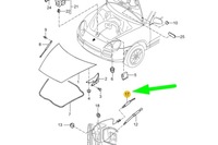 фото thumb №8, Porsche cayenne 9pa передняя крышка аварийная трос трос rhd nowa orygin