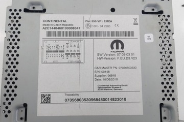 фото thumb №5, Радио 07356803530 fiat tipo меню польские