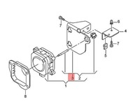 фото thumb №5, Кронштейн vag do audi a4 a5 s4 s5 2012-2017 оригінальний 8k0907574c