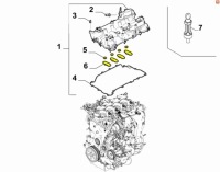 фото thumb №2, Комплект прокладка pod свечи зажигания alfa romeo giulia 2.0