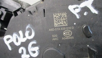 фото thumb №5, Замок двері праві зад vw polo 6 2g 5ta839016d