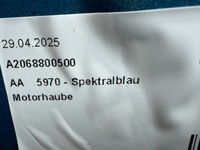 фото thumb №15, Mercedes c klasa w206 206 капот крышка двигателя перед идеальное состояние w цвет 979 5970