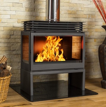 ПОДСТАВКА ДЛЯ КАМИНА 60X40 ИЗ ЗАКАЛЕННОГО СТЕКЛА