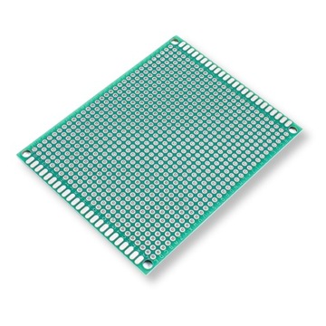 Płytka PCB prototypowa 7x9cm dwustronna 906 otworów drukowana 2.54 mm