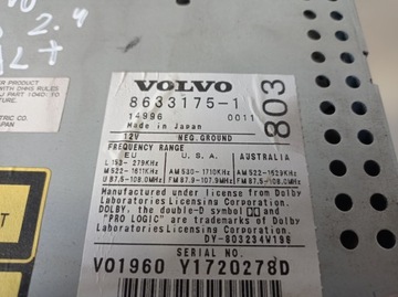 фото thumb №6, Радио cd volvo s60 86331751