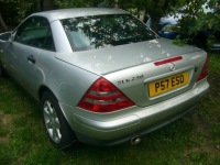 Купити Mercedes slk r170 h 744 бампер задній задня антени, фото thumb