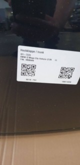 фото thumb №9, Bmw i3 i01 кришка задня багажника комплектна